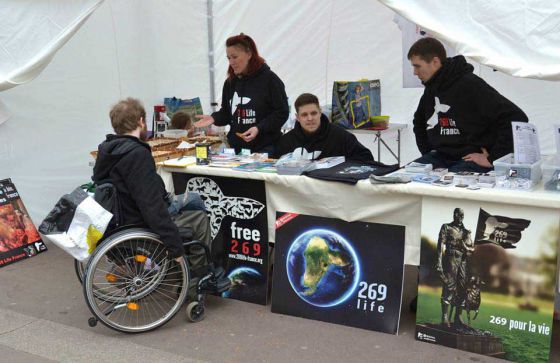 Акция 269 Life Франции «Виновные в убийствах»